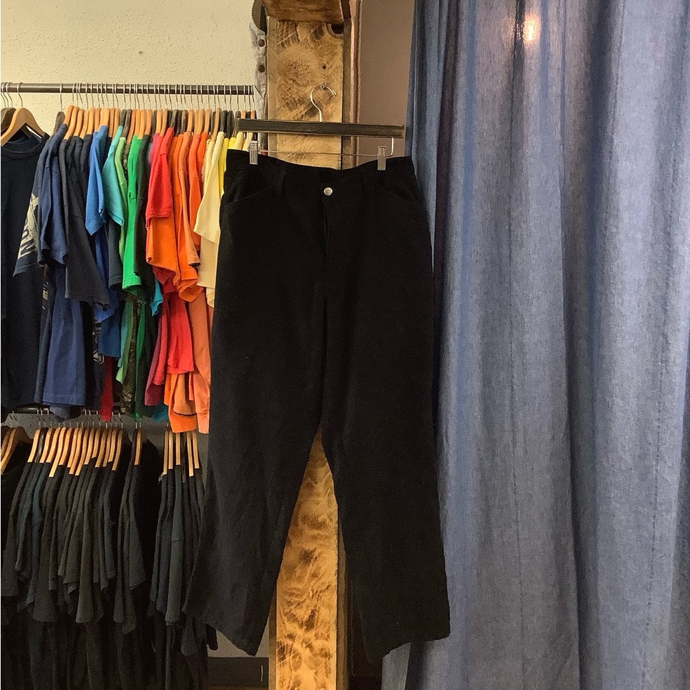 Vintage Black Corduroy Formal Pants
